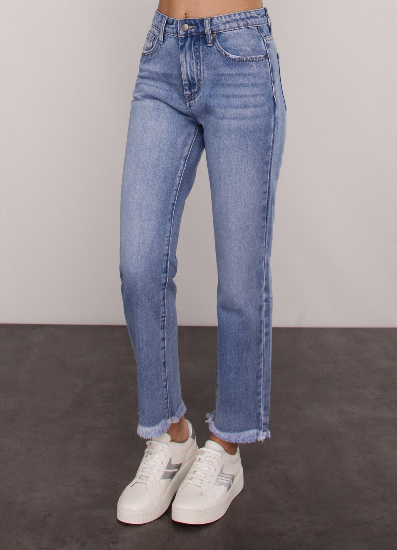 Cropped Jeans.