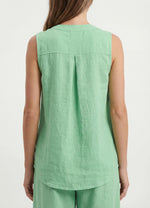 Load image into Gallery viewer, Linen V-neck Blouse
