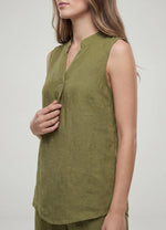 Load image into Gallery viewer, Linen V-neck Blouse

