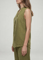 Load image into Gallery viewer, Linen V-neck Blouse
