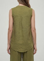 Load image into Gallery viewer, Linen V-neck Blouse
