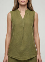 Load image into Gallery viewer, Linen V-neck Blouse
